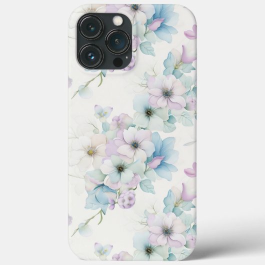 パステルフラワーパターンの花束 Case-Mate iPhoneケース (裏面)