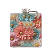 パステルフラワーパターン フラスク (裏面)