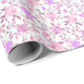 パステルフラワーパターン ラッピングペーパー (ロールコーナー)