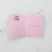 パステルフラワーブーケ カード (内部)