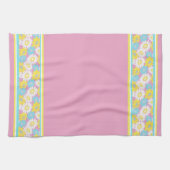 パステルフラワー キッチンタオル (横)