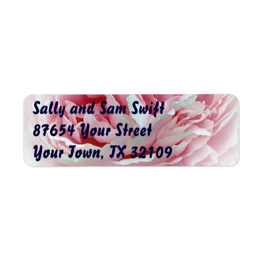 パステルフラワー ラベル (正面)