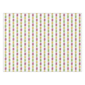 パステルフランスのベーカリーマカロンクッキーグルメプリント テーブルクロス (正面(横))