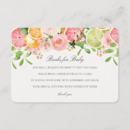 パステルフルーツフラワー カットベイビー 挿入ページ エンクロージャーカード
