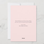 パステルフロステッド松のメリー針&明るい写真 シーズンカード (裏面)