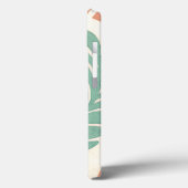 パステルフローラつる植物葉とクリーム背景 Case-Mate iPhoneケース (裏面 / 左)