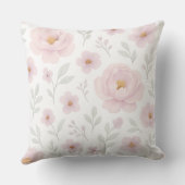 パステルフローラの背景と写真 – パーソナライズされた クッション (裏面)
