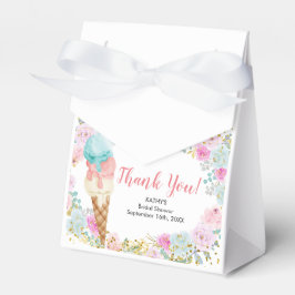 パステルフローラアイスクリームパーティーフェイスボックス フェイバーボックス