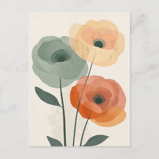 パステルフローラインスティルネス#096 ポストカード (正面)