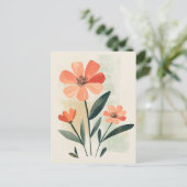 パステルフローラインスティルネス#105 ポストカード (スタンド正面)