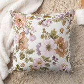 パステルフローラインスパイアヴィンテージ審美花 クッション (ブランケット)