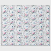 パステルフローライースターディライト | 可愛いラッピング紙 ラッピングペーパー (フラット)