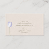 パステルフローラウォメンエレガントズデザイナースタイリストブシ 名刺 (裏面)