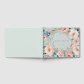 パステルフローラエレガンス結婚ズ ゲストブック (全面)