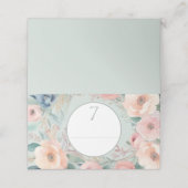 パステルフローラエレガンス結婚ズ プレイスカード (外部開封)