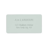 パステルフローラエレガンス結婚ズ ラベル (正面)