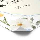 パステルフローラカードとギフト ポスター (角)