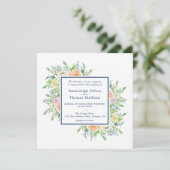 パステルフローラガーデンウォーター結婚カラー 招待状 (スタンド正面)