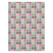 パステルフローラキルトスクウェア テーブルクロス (正面)