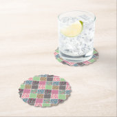 パステルフローラキルトスクウェア ペーパーコースター (インサイチュ)