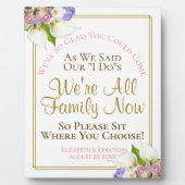 パステルフローラシットシッ結婚ト フォトプラーク (正面)