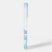 パステルフローラシルエットオーバーレイパーソナライズされた名 Case-Mate iPhoneケース (裏面 / 右)