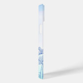 パステルフローラシルエットオーバーレイパーソナライズされた名 Case-Mate iPhoneケース (裏面 / 右)