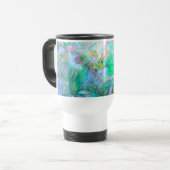 パステルフローラタンブラー-ヴィンテージ自然ファンタジー トラベルマグ (正面左)