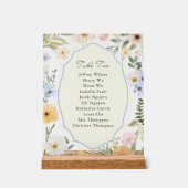 パステルフローラテーブル2席グラフ アクリルサイン (正面)