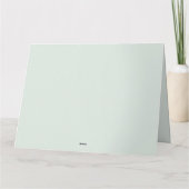 パステルフローラバタフライドリームキャッチャー カード (裏面)