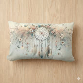 パステルフローラバタフライドリームキャッチャー ランバークッション
