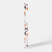 パステルフローラバドボタニカルパターン iPhoneケース (左側面)