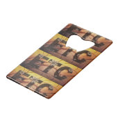 パステルフローラヒッピーETC抽象芸術 クレジットカード栓抜き (裏面アングル)