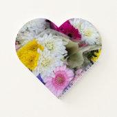 パステルフローラピンクイエロー&ホワイトキク ノートブック (裏面)