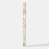 パステルフローラピンク&ブルーオンライトイエロー iPhoneケース (右側面)