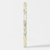 パステルフローラピンク&ブルーオンライトイエロー iPhoneケース (左側面)