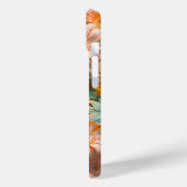 パステルフローラピースサイン電話ケース Case-Mate iPhoneケース (裏面 / 左)