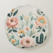 パステルフローラフェスタ ラウンドクッション (裏面)