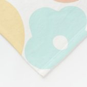 パステルフローラフリースブランケット フリースブランケット (角)