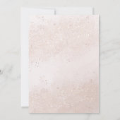 パステルフローラホワイトローズスウィート16誕生日 招待状 (裏面)