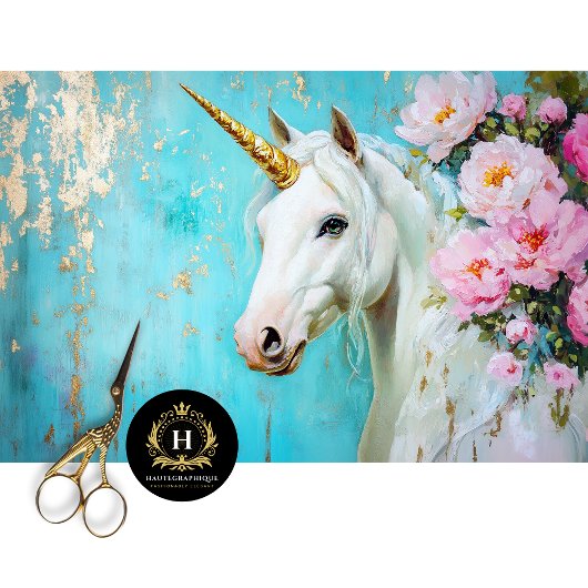 パステルフローラユニコーンデクページ 薄葉紙