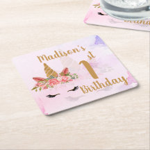 パステルフローラユニコーンバースデーパーティー