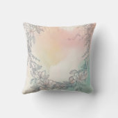 パステルフローラリース枕 クッション (裏面)