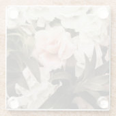 パステルフローラヴィンテージ:タイムレスエレガンス ガラスコースター (裏面)