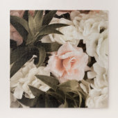 パステルフローラヴィンテージ：タイムレスエレガンス ジグソーパズル (横)