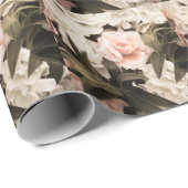 パステルフローラヴィンテージ：タイムレスエレガンス ラッピングペーパー (ロールコーナー)