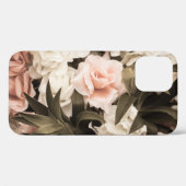 パステルフローラヴィンテージ:タイムレスエレガンス Case-Mate iPhoneケース (裏面 (横))