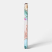 パステルフローラ引用文バタフライケース SAMSUNG GALAXYケース (左側面)