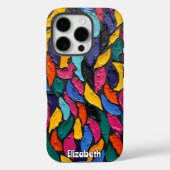 パステルフローラ波 Case-Mate iPhoneケース (裏面)