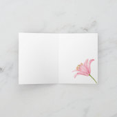 パステルフローラ開花リリピンクグリーン カード (内部)